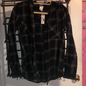 Tillys Hooded Flannel